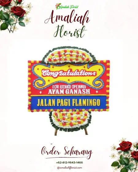 Sewa Papan Bunga Ngandong